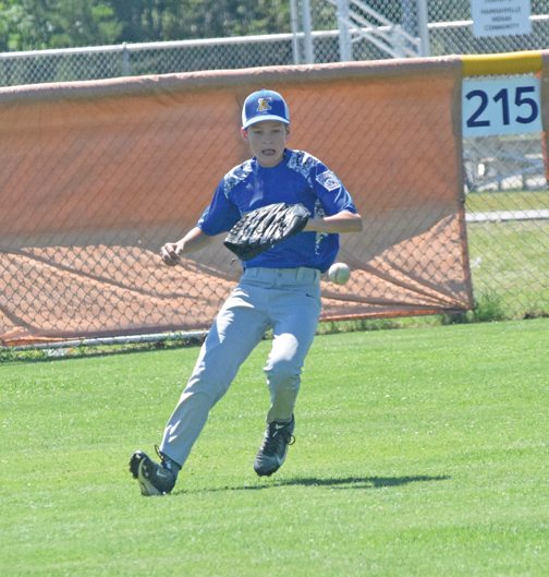 Kingsford Little League Majors team scores with power, opportunistic